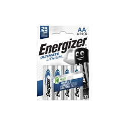 Elem AA ceruza LR06 Ultimate Lítium 4 db/csomag, Energizer Irodatechnika, kellékei Energizer