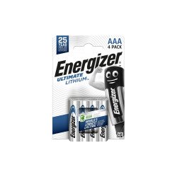 Elem AAA mikro LR03 Ultimate Lítium 4 db/csomag, Energizer Irodatechnika, kellékei Energizer