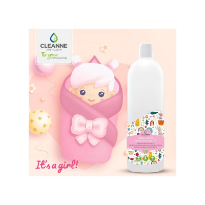 Öblítő koncentrátum 1 liter Cleanne_Baba-Mama Sensitive Its a girl Öblítő koncentrátum 1 liter Cleanne_Baba-Mama Sensitive Its a girl