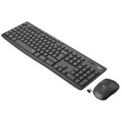Billentyűzet+egér vezeték nélküli Silent HUN fehér Logitech MK295 Billentyűzet + Egér Logitech