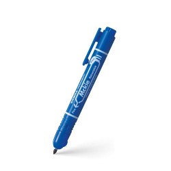 Alkoholos marker 1,3 mm, nyomógombos, Zebra Mckie Retractable írásszín kék Író- irodaszer, papíráru Zebra