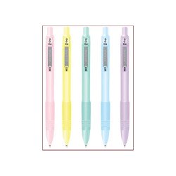 Golyóstoll 1 mm, kék tolltest, Zebra Z-Grip Pastel, írásszín kék Író- irodaszer, papíráru Zebra