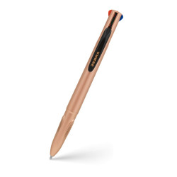 Golyóstoll 1 mm, négyszínű, Zebra Smooth, rose gold Író- irodaszer, papíráru Zebra
