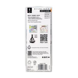 Szövegkiemelő készlet, 1,4/4 mm, kétvégű, Zebra Mildliner Highlighter Gentle, 5 különböző szín Író- irodaszer, papíráru Zebra