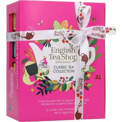 Fekete tea 12x2 g English Tea Shop 12, filteres, bio Classic selyempiramis Teák ETS