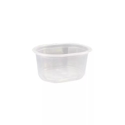 Oktogon tálka alj műanyag 375 ml 100 db/csomag