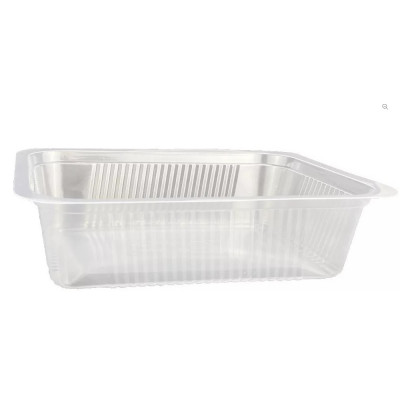 Síkperemes PP tálca 187 x 137 x 50 mm natúr