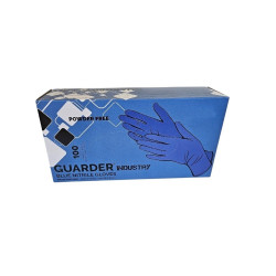 Gumikesztyű nitril púdermentes XL 100 db/doboz GUARDER® Industry kék Iroda üzemeltetés, munkavédelem Guarder
