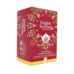 Fekete tea 20x2 g English Tea Shop 20, bio gyömbér, barack Teák ETS