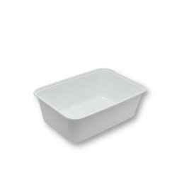 Ételes doboz 750 ml 50 db / csomag fehér Street food - party kellékek Egyéb