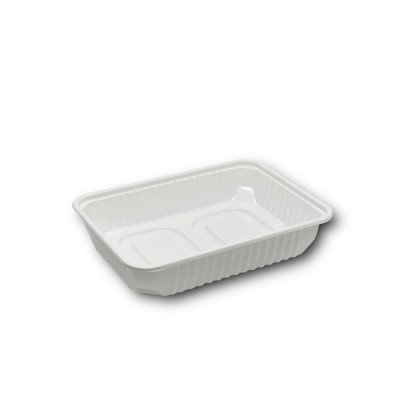 Elviteles doboz - szögletes alj PP 500 ml 50 db/csomag fehér