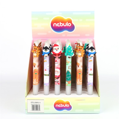 Golyóstoll karácsonyi figurák 36 db/display Nebulo