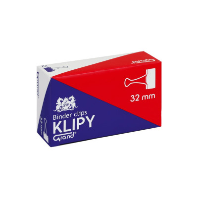 Binderkapocs 32mm, 12 db/doboz, Grand