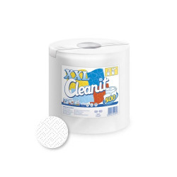 Háztartási papírtörlő kéztörlő 2 rétegű 500 lapos hófehér egyesével csomagolt Cleanit XXL 500 Lucart_852348IU Iroda üzemeltetés, munkavédelem Lucart