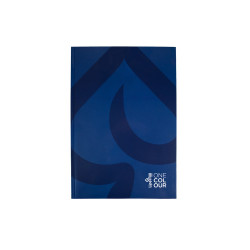 Beírókönyv A4, 96lap, keményfedeles, egyszínű, Lipa Mill vonalas