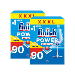 Mosogatógép tabletta 2 x 90 db/doboz Finish Power Essential Lemon Iroda üzemeltetés, munkavédelem Finish