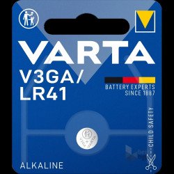 Gombelem V3GA/LR41 1 db/csomag, Varta Irodatechnika, kellékei Varta
