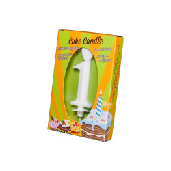 Számgyertya csomagolt 1 fehér Iroda üzemeltetés, munkavédelem Egyéb