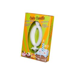 Számgyertya csomagolt 0 fehér Iroda üzemeltetés, munkavédelem Egyéb