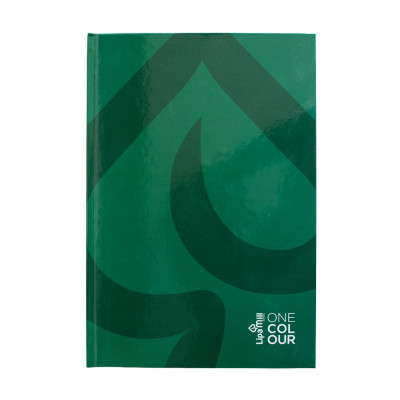 Beírókönyv A4, 192lap, keményfedeles egyszínű Lipa Mill kockás