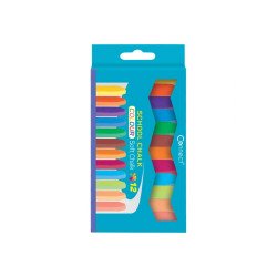 Táblakréta szögletes 12 db/doboz, Connect 12 klf szín Író- irodaszer, papíráru Connect