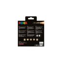 Dekormarker 1,8-2,5mm, Uni Posca PC-5M 8 db-os készlet. porté színek