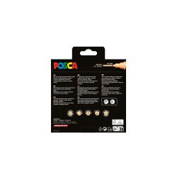 Dekormarker 1,8-2,5mm, Uni Posca PC-5M 8 db-os készlet. porté színek Író- irodaszer, papíráru Uni