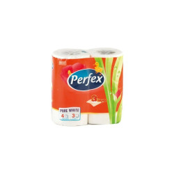 Toalettpapír 3 rétegű kistekercses 84 lap/tekercs 4 tekercs/csomag Boni Perfex Iroda üzemeltetés, munkavédelem Perfex