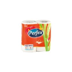 Toalettpapír 3 rétegű kistekercses 84 lap/tekercs 4 tekercs/csomag Boni Perfex Iroda üzemeltetés, munkavédelem Perfex