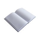 Beírókönyv A5, 96lap, keményfedeles egyszínű Lipa Mill kockás