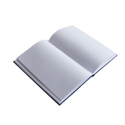 Beírókönyv A5, 96lap, keményfedeles egyszínű Lipa Mill kockás