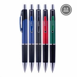 Golyóstoll nyomógombos Spoko, vegyes testszín, írásszín kék Író- irodaszer, papíráru Spoko