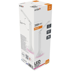 Asztali lámpa LED, AVIDE RGB hangulatvilágítás, 4W, 4000K, fehér Iroda üzemeltetés, munkavédelem Avide