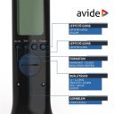 Asztali lámpa LED, AVIDE RGB Naptár, 4W, 4000K, fekete