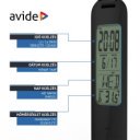 Asztali lámpa LED, AVIDE Naptár, 5W, 4000K, fekete