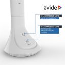 Asztali lámpa LED, AVIDE Naptár, 5W, 4000K, fehér
