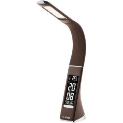 Asztali lámpa LED, AVIDE Üzleti bőrhatású naptár, 6W, 5000K, barna Iroda üzemeltetés, munkavédelem Avide
