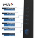 Asztali lámpa LED, AVIDE Irodai bőrhatású naptár Nathan, 6W, 5000K, fekete