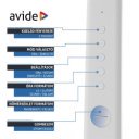 Asztali lámpa LED, AVIDE Irodai bőrhatású naptár Nathan, 6W, 5000K, fehér