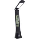 Asztali lámpa LED, AVIDE Bőrhatású Hugo naptár, 6W, 5000K, fekete