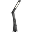 Asztali lámpa LED, AVIDE Üzleti bőrhatású Claude naptár, 5W, 5000K, fekete