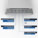 Asztali lámpa LED, AVIDE Scott, 12W, 5000K, fehér