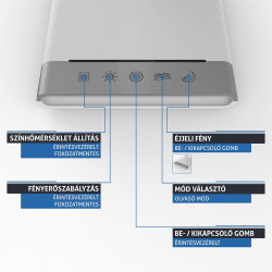 Asztali lámpa LED, AVIDE Scott, 12W, 5000K, fehér