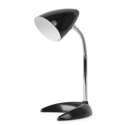 Asztali lámpa, AVIDE Basic C-talpú, 40W, fekete