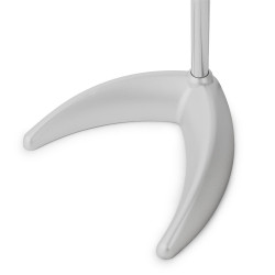 Asztali lámpa, AVIDE Basic C-talpú, 40W, ezüst