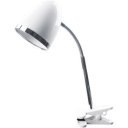 Asztali lámpa, AVIDE Csiptethető, E27, max 15W, fehér