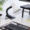Asztali lámpa, AVIDE Basic csiptethető, max 60W, fehér