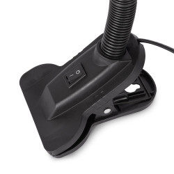 Asztali lámpa, AVIDE Basic csiptethető, max 60W, fehér