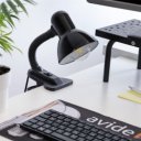 Asztali lámpa, AVIDE Basic csiptethető, max 60W, fekete