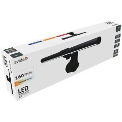 Monitor lámpa, LED, USB, 5W, AVIDE, fekete Iroda üzemeltetés, munkavédelem Avide